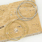 Basic hoop oorringen 5cm zilverkleurig