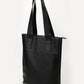Luxe shopper zwart met rits