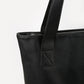 Luxe shopper zwart met rits