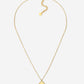 ketting met klaver goudkleurig