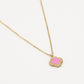 Ketting klaver roze