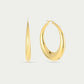 oorringen statement hoops goudkleurig