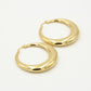 oorringen statement hoops goudkleurig