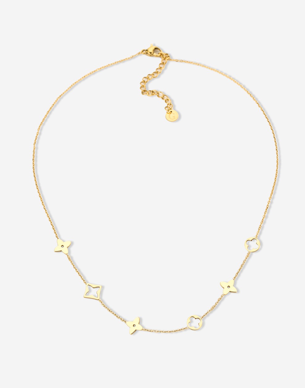 ketting symbolen goudkleurig