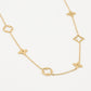ketting symbolen goudkleurig