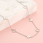 ketting symbolen zilverkleurig