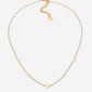 ketting hartjes goudkleurig