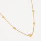 ketting hartjes goudkleurig