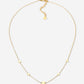ketting klavertjes goudkleurig