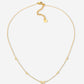 Ketting vlinders goudkleurig