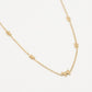 Ketting vlinders goudkleurig