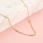 Ketting vlinders goudkleurig