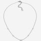 Ketting vlinders zilverkleurig