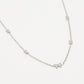 Ketting vlinders zilverkleurig