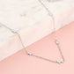 Ketting vlinders zilverkleurig