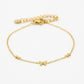 Armband vlinders goudkleurig