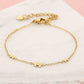 Armband vlinders goudkleurig