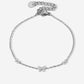Armband vlinders zilverkleurig