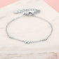 Armband vlinders zilverkleurig