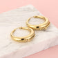Earrings chunky Bali balls gold-colored