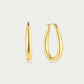 Ovale hoops goudkleurig