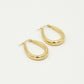 Ovale hoops goudkleurig