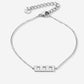 Armband Amsterdamse kruisjes zilverkleurig