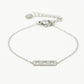 Armband Amsterdamse kruisjes zilverkleurig