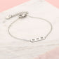 Armband Amsterdamse kruisjes zilverkleurig