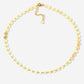 munt pailletten ketting goudkleurig