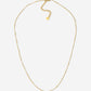 Ketting goudkleurig bolletjes 45cm