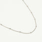 Necklace silver-colored balls 45cm