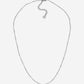 Ketting zilverkleurig bolletjes 50cm