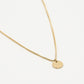 ketting met munt goudkleurig 45cm