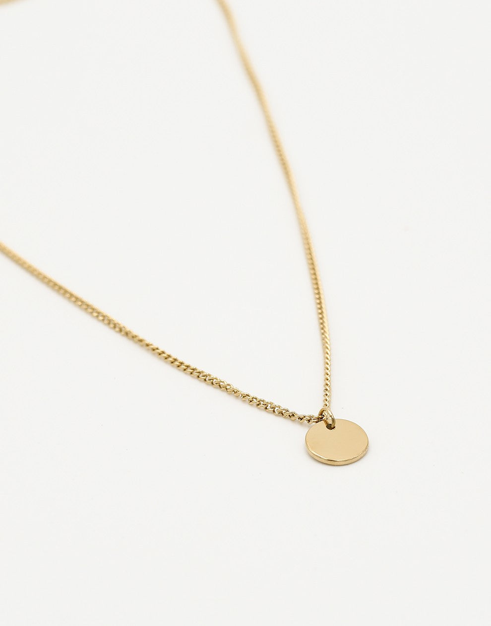 ketting met munt goudkleurig 45cm