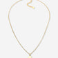 Lange ketting klaver goudkleurig 45cm