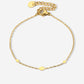 armband ruitjes goudkleurig