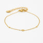 armband ruitjes goudkleurig