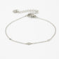 armband ruitjes zilverkleurig