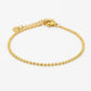 armband ball chain mini goudkleurig