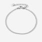 armband ball chain mini zilverkleurig
