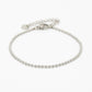 armband ball chain mini zilverkleurig