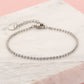 armband ball chain mini zilverkleurig