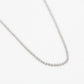 Ketting ball chain mini zilverkleurig