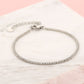 armband bolletjes mini zilverkleurig