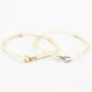 vriendschaps sieraden armbandjes hartjes beige