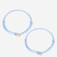 vriendschaps sieraden armbandjes hartjes blauw