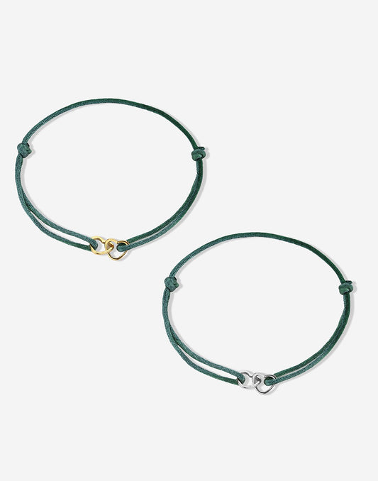 vriendschaps sieraden armbandjes hartjes groen