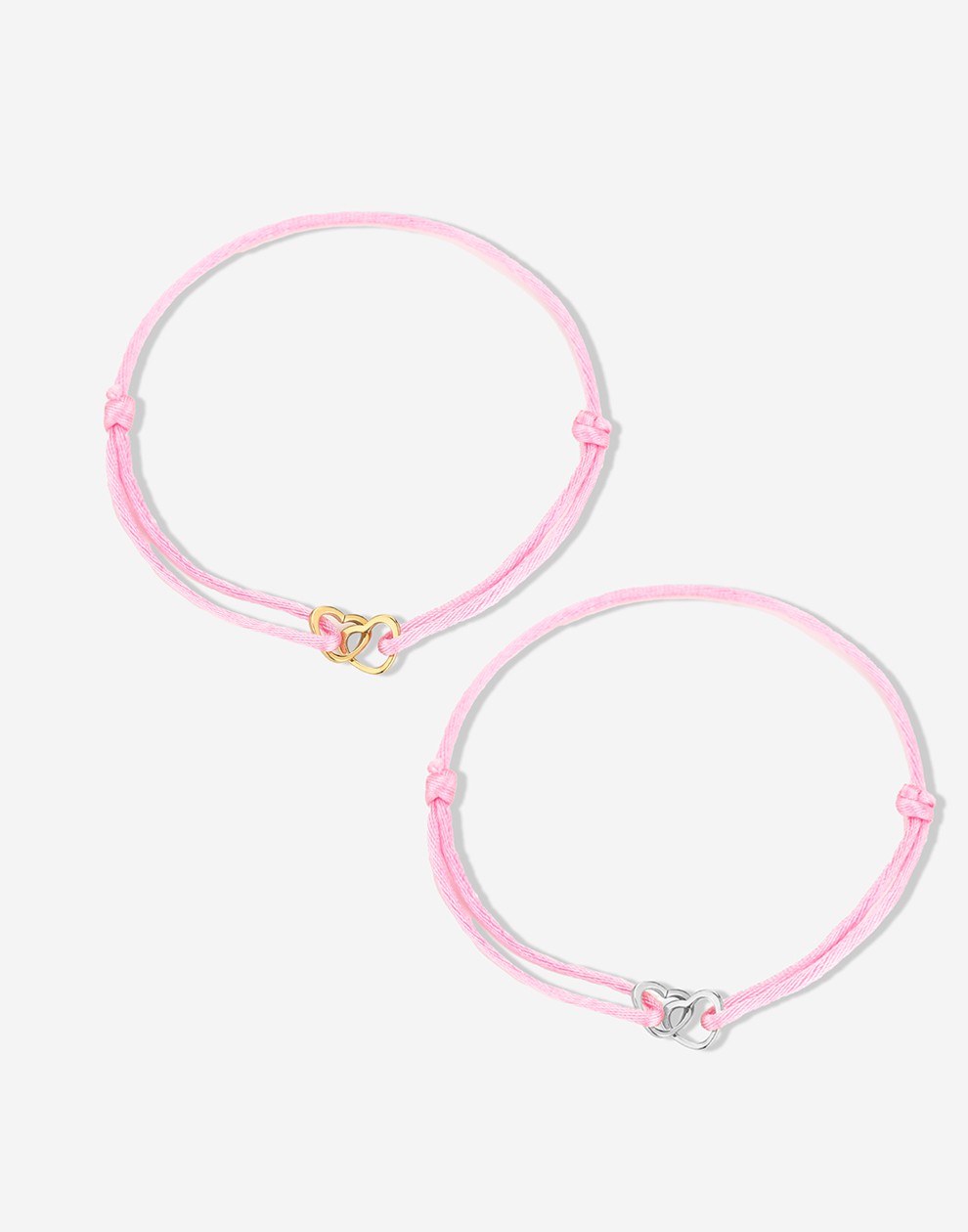 vriendschaps sieraden armbandjes hartjes roze