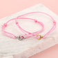 vriendschaps sieraden armbandjes hartjes roze